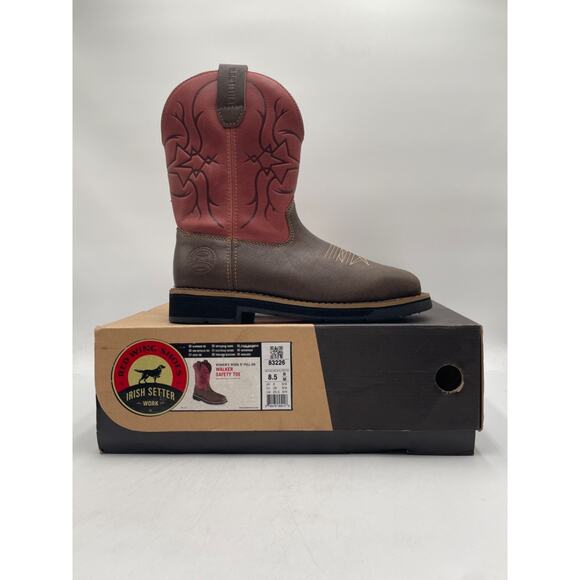 Irish Setter WALKER 9" 83226 Women's USED Steel-Toe Boot Brown US Size 8.5B - Picture 11 of 12